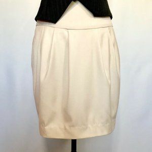French Connection High Waist Beige Pencil Skirt